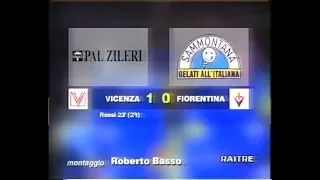 1995-96 (2a - 10-09-1995) Vicenza-Fiorentina 1-0 [M.Rossi] Servizio D.S.Rai3