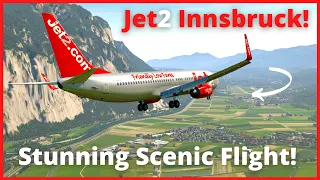 [X-Plane 11] Manchester to Innsbruck Highlights - STUNNING Scenery! - Zibo 737 - Xenviro 1.16