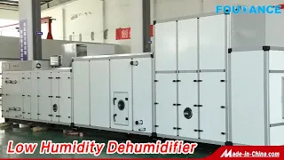 Adsorption Low Humidity Dehumidifier Energy Saving For Lithium Battery