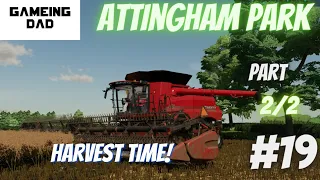 HARVEST TIIME PART 2/2! #fs22 #attinghampark #youtube #gameingdad #jcb #masseyferguson #valtra