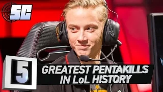 5 Greatest Pentakills in LoL History | LoL eSports