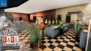 Cafe Owner Simulator - Building a Restaurant from Scratch - New Update!