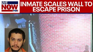 Prison escape: Pennsylvania inmate scales wall, new video released | LiveNOW from FOX
