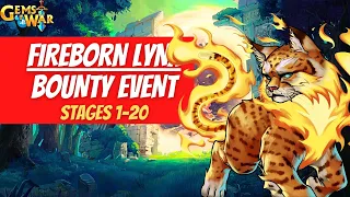 Gems of War | Fireborn Lynx Bounty Event - Hunt it Down!