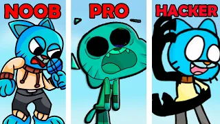FNF Gumball Part 2 Character Test | NOOB vs PRO vs HACKER | Gameplay VS Playground
