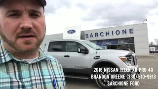 2016 Nissan Titan XD PRO 4X Cummins Diesel at Sarchione Ford