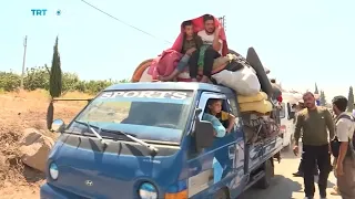 Immer mehr Menschen fliehen aus Idlib