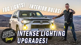 Toyota 4Runner Lighting UPGRADE!  (Diode Dynamics LED Fog Lights + LED Interior Bulbs)