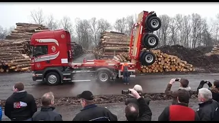 An amazing convertible Scania truck