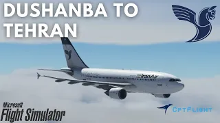 Dushanbe to Tehran | Iran Air | A320 Fenix | Microsoft Flight Simulator