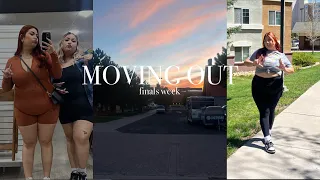 COLLEGE VLOG | MOVING out, finals week ✧