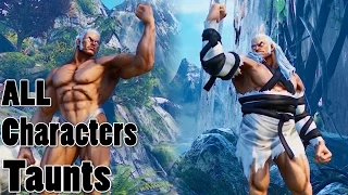 STREET FIGHTER 5 - ALL Characters + URIEN TAUNTS ( Jap & Eng ) 1080P Full HD 60fps
