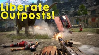 Far Cry 4 - How To Liberate Outposts (Tutorial/Guide)