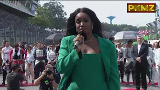 F1 Brazil Interlagos 2022 - National Anthem of Brazil Performed by Iza