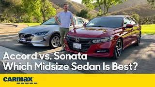 Honda Accord vs. Hyundai Sonata | Midsize Sedan Comparison Test | Not Your Parents' Old Sedans!