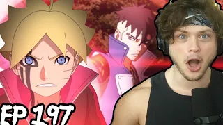 BORUTO VS KAWAKI! || KARMA BATTLES ARE INSANE!! || Boruto Episode 197 Reaction