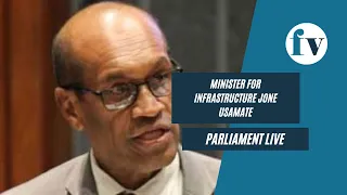 Minister for Infrastructure Jone Usamate | 08/02/2022