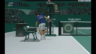 Full Ace Tennis Simulator : Nishikori VS Monfils (Davis Cup)