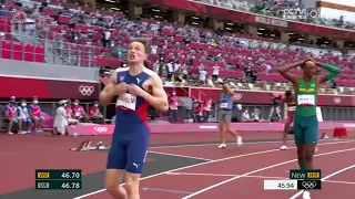 2020 Tokyo Olympics: Norwegian athlete breaks men's 400-meter hurdles world record