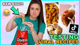 Testing VIRAL Tiktok Recipes! WILL THEY WORK!? ad