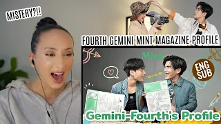 Fourth Gemini Mint Magazine Profile Interview REACTION | แฟนผมเป็นประธานนักเรียน My School President