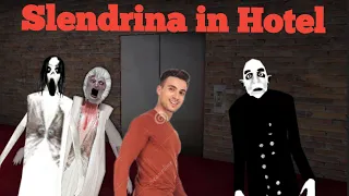 Slendrina in Hotel. Animation.