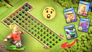 5X 10X 20X Ground Event Troops vs Every Mortar X64 | #clashofclans