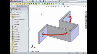 LearnSW for Advanced 08. Sweep (Solidworks Tutorial)