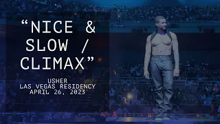 Usher live in concert Las Vegas “Nice & Slow / Climax” LAS VEGAS RESIDENCY 2023
