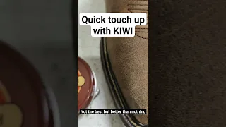 #KIWI [Brown Leather Shoe Polish] #Before & After- Looks New Again/ Prefer The Aged Look, Though!