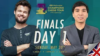 $1.5M Meltwater Champions Chess Tour: FTX Crypto Cup | Finals Day 1 | Peter Leko & Tania Sachdev