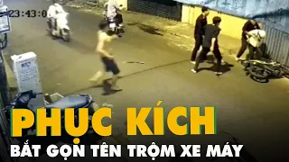 Bảo vệ phục kích bắt gọn tên trộm xe máy ở quận 10