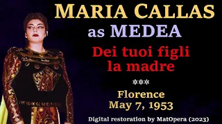 Callas' DEBUT as Medea — AMAZING Remaster (Florence 1953)