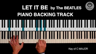 LET IT BE - The Beatles | Piano Instrumental | Karaoke Piano - lesson