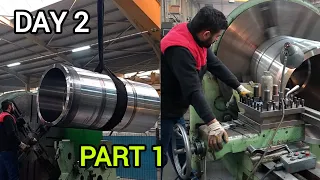 2000×950mm/1200 TONS HYDRAULİC PRESS CYLINDER CONSTRUCTION PROCESS