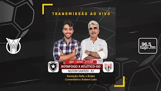 BOTAFOGO 1 X 0 ATLÉTICO-GO - Campeonato Brasileiro - 2ª rodada - 18/04/2024 - AO VIVO