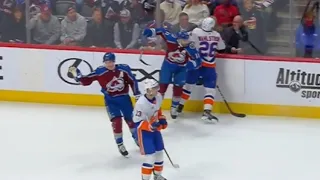 Cale Makar Waves Off Tripping Penalty Against Mat Barzal