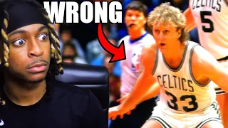 We Were MISLEAD?!! NBA Fans Are WRONG About Larry Bird | REACTION
