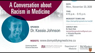 A Conversation about Racism in Medicine