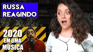 💥GRINGA RUSSA REAGINDO 2020 EM UMA MÚSICA - Lucas Inutilismo | BOMBAAAA!😲