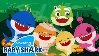 Halloween Zombie Sharks | Halloween Shark Family | Baby Shark Monthly | Baby Shark Official