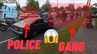 Motorbike ATV Gang Harasses Police in Public | Epic Biker Moments