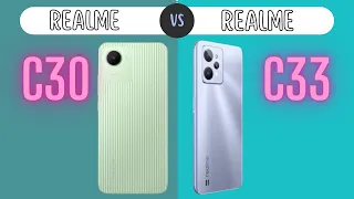 realme c33 vs realme c30