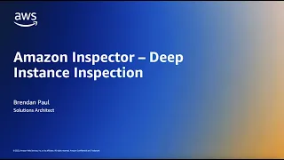 Amazon Inspector deep inspection of EC2 instances | Amazon Web Services