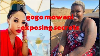 Kellykhumalo comes for gogo maweni for revealing secrets?#kellykhumalo #gogomaweni