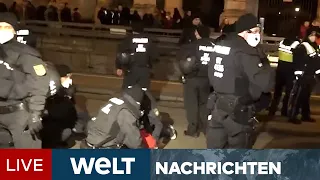 CORONA-CHAOS: Covid-Proteste eskalieren - Omikron! Deutschland weiter im Blindflug | WELT Newsstream