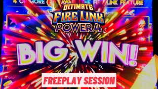 Turning $225 free play into CASH! 💵| Ultimate Fire Link Power 4 | Super Star Slots