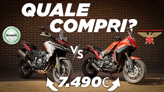 BENELLI TRK 702X VS MOTO MORINI X-CAPE 650 .. CHI VINCE? PREGI,DIFETTI E DIFFERENZE