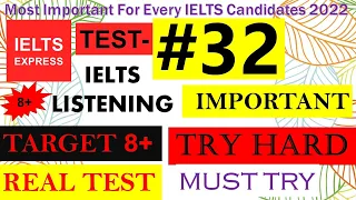 IELTS Listening Practice Test 2022 with answer 28.10.22 | Very Hard Listening Test |