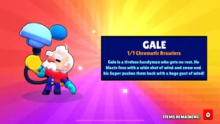 OMG!!! Just got GALE in brawl stars right after the update